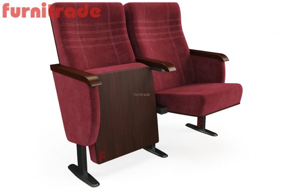 Конференц кресла Неаполь Лайт Ф FL с фанерной заглушкой для залов от производителя